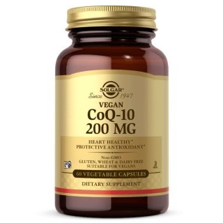 Solgar SOLGAR Vegan CoQ-10 200 mg - Koenzym Q10 200 mg (60 kaps.)