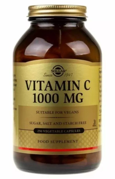 Solgar SOLGAR Vitamin C - Witamina C 1000 mg (250 kaps.)