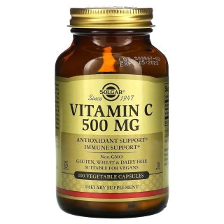 Solgar SOLGAR Vitamin C - Witamina C 500 mg (100 kaps.)