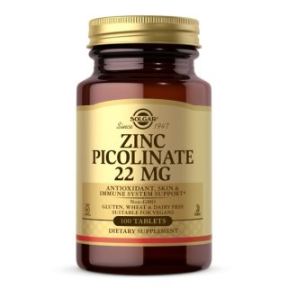 Solgar SOLGAR Zinc Picolinate - Cynk Pikolinian (100 tabl.)