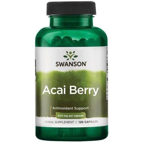 Swanson SWANSON Acai owoce 500 mg (120 kaps.)