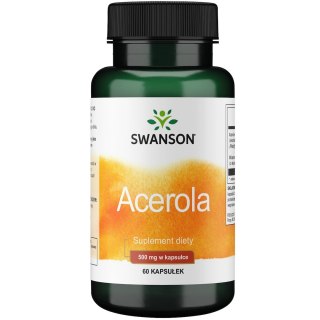 Swanson SWANSON Acerola 500 mg (60 kaps.)