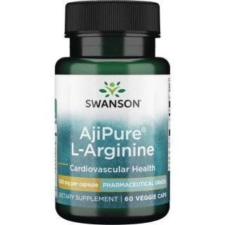 Swanson SWANSON AjiPure L-Arginina 500 mg (60 kaps.)