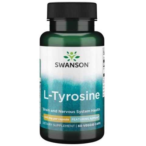 Swanson SWANSON AjiPure L-Tyrozyna 500 mg (60 kaps.)
