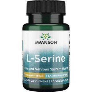 Swanson SWANSON AjiPure L-seryna 500 mg (60 kaps.)