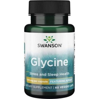 Swanson SWANSON AjiPure glicyna 500 mg (60 kaps.)