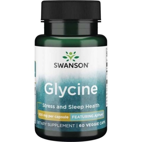 Swanson SWANSON AjiPure glicyna 500 mg (60 kaps.)