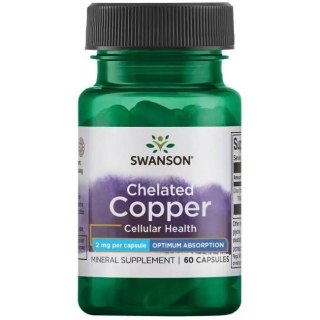 Swanson SWANSON Albion Chelat Miedzi 2mg (60 kaps.)