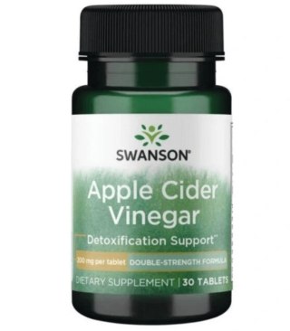 Swanson SWANSON Apple Cider Vinegar 200 mg (30 tabl.)