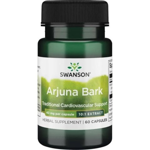 Swanson SWANSON Arjuna Bark 40 mg Extract (60 kaps.)