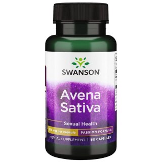 Swanson SWANSON Avena Sativa 575 mg - Owies zwyczajny (60 kaps.)