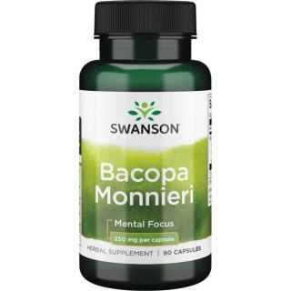 Swanson SWANSON Bacopa Monnieri 250 mg (90 kaps.)
