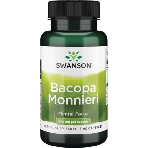 Swanson SWANSON Bacopa Monnieri 250 mg (90 kaps.)