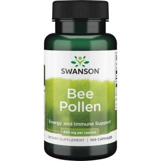 Swanson SWANSON Bee Pollen (pyłek pszczeli) 400 mg (100 kaps.)