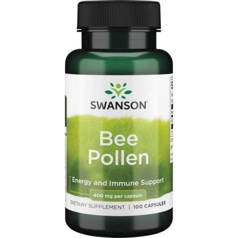 Swanson SWANSON Bee Pollen (pyłek pszczeli) 400 mg (100 kaps.)