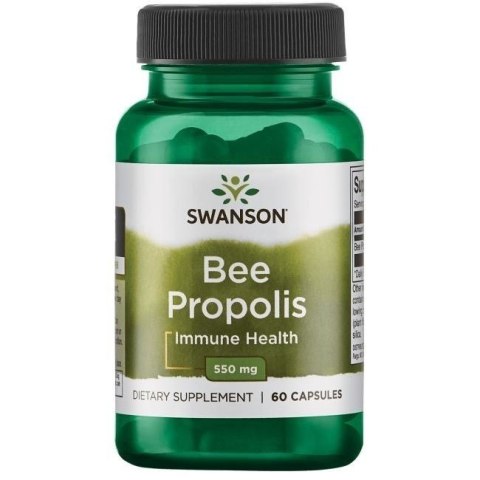 Swanson SWANSON Bee Propolis 550 mg (60 kaps.)
