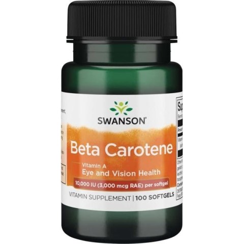 Swanson SWANSON Beta Carotene (100 kaps.)