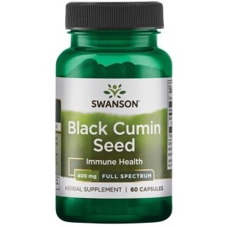 Swanson SWANSON Black Cumin Seed - Nasiona czarnego kminu 400 mg (60 kaps.)