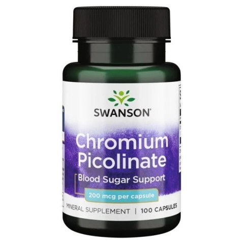 Swanson SWANSON Chromium Picolinate 200 mcg (100 kaps.)