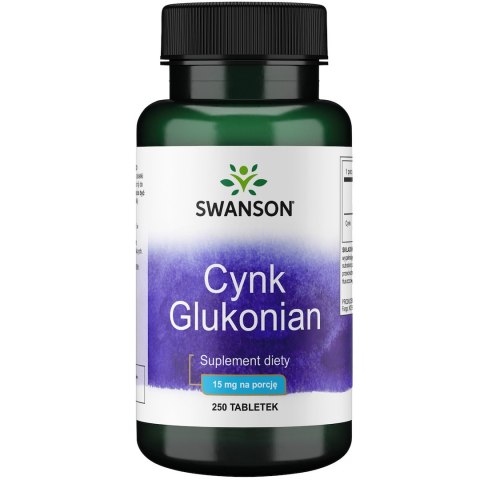 Swanson SWANSON Cynk (glukonian) (250 tabl.)