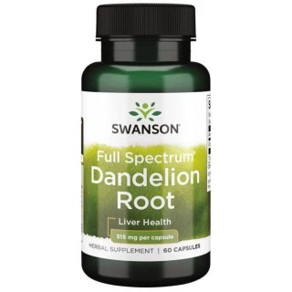 Swanson SWANSON Dandelion Root 515 mg (60 kaps.)