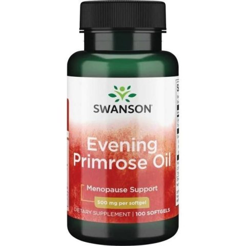 Swanson SWANSON Evening Primrose Oil - Olej z wiesiołka 500 mg (100 kaps.)