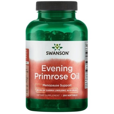 Swanson SWANSON Evening Primrose Oil - Olej z wiesiołka 500 mg (250 kaps.)