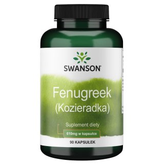 Swanson SWANSON Fenugreek - Kozieradka 610 mg (90 kaps.)