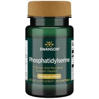 Swanson SWANSON Fosfatydyloseryna 100 mg (30 kaps.)