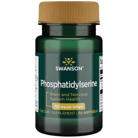 Swanson SWANSON Fosfatydyloseryna 100 mg (30 kaps.)