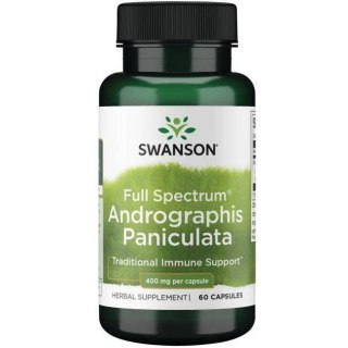 Swanson SWANSON Full Spectrum Andrographis Paniculata 400 mg (60 kaps.)