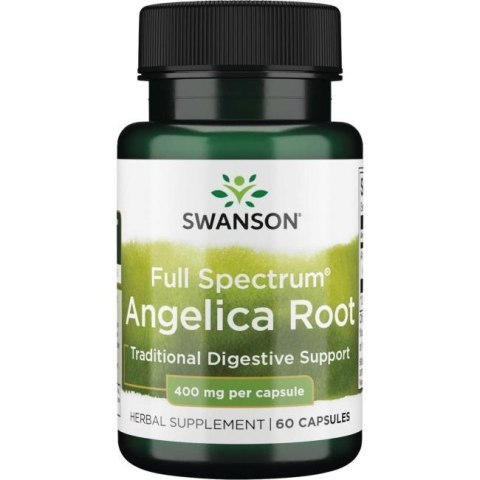 Swanson SWANSON Full Spectrum Angelica 400 mg (60 kaps.)