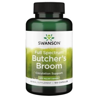 Swanson SWANSON Full Spectrum Butcher's Broom 470 mg (100 kaps.)