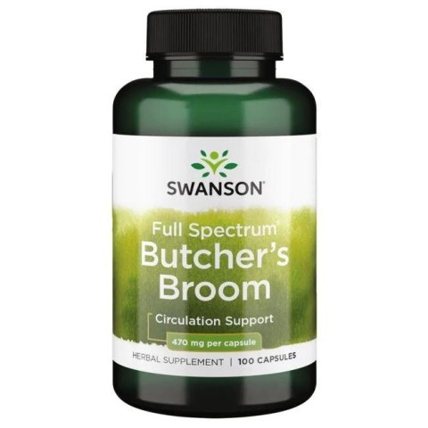 Swanson SWANSON Full Spectrum Butcher's Broom 470 mg (100 kaps.)