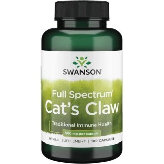 Swanson SWANSON Full Spectrum Cat's Claw 500 mg (100 kaps.)