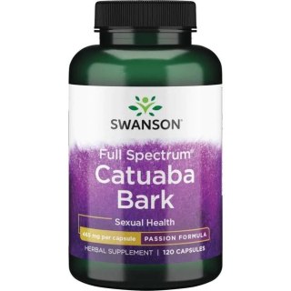 Swanson SWANSON Full Spectrum Catuaba Bark 465 mg (120 kaps.)