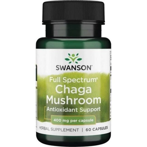 Swanson SWANSON Full Spectrum Chaga Mushroom (60 kaps.)