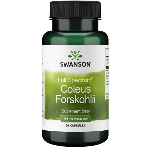 Swanson SWANSON Full Spectrum Coleus Forskohlii 400 mg (60 kaps.)