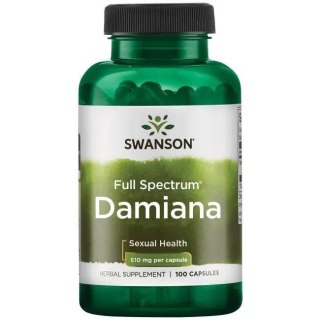 Swanson SWANSON Full Spectrum Damiana 510 mg (100 kaps.)