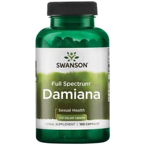 Swanson SWANSON Full Spectrum Damiana 510 mg (100 kaps.)