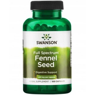 Swanson SWANSON Full Spectrum Fennel Seed - Nasiona Kopru (100 kaps.) Swanson