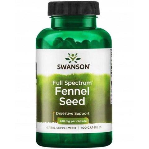 Swanson SWANSON Full Spectrum Fennel Seed - Nasiona Kopru (100 kaps.) Swanson