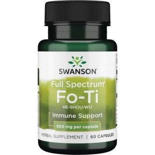 Swanson SWANSON Full Spectrum Fo-ti (He-Shou-Wu) 500 mg (60 kaps.)