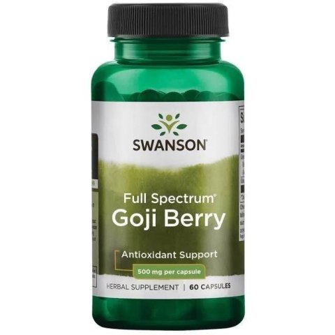 Swanson SWANSON Full Spectrum Goji 500 mg (60 kaps.)