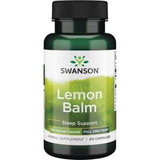 Swanson SWANSON Full Spectrum Lemon Balm (60 kaps.)