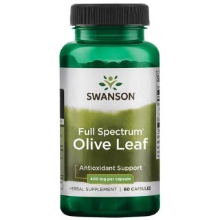 Swanson SWANSON Full Spectrum Olive Leaf 400 mg (60 kaps.)