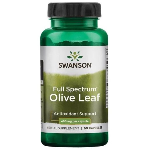 Swanson SWANSON Full Spectrum Olive Leaf 400 mg (60 kaps.)