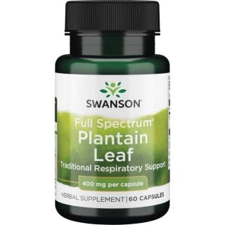 Swanson SWANSON Full Spectrum Plantain - Babka zwyczajna (60 kaps.)