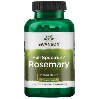 Swanson SWANSON Full Spectrum Rosemary 400 mg (90 kaps.)