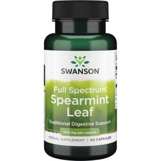Swanson SWANSON Full Spectrum Spearmint leaf 400 mg (60 kaps.)